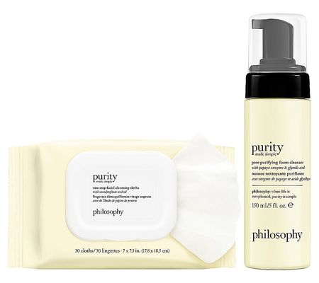 philosophy home & on-the-go skin purifying set