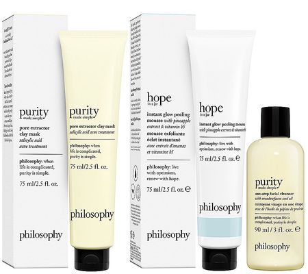 philosophy pore-fect & glow skincare set
