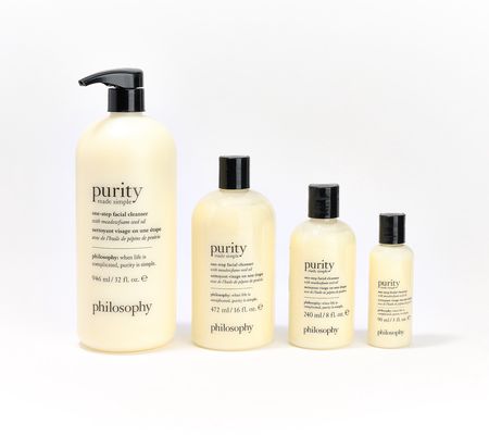 philosophy purity facial cleanser 4pccollection