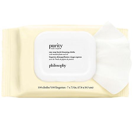 philosophy purity made simple cloths 100-count