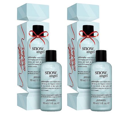 philosophy snow angel shower gel stocking stuff er duo