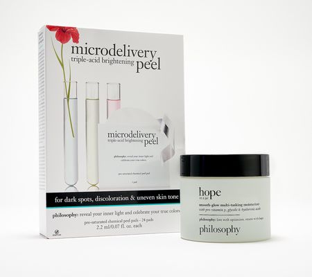 philosophy supersize 4oz hope in a jar & peel pads 24ct