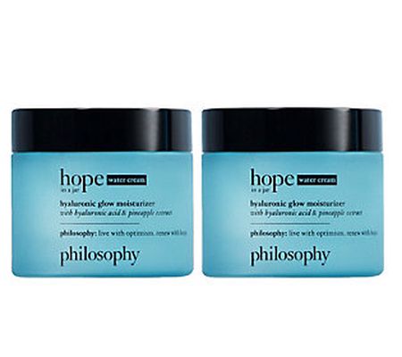 philosophy supersize 4oz. water cream hyaluronic duo