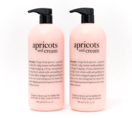 philosophy supersize sweet & sips shower gel 32oz duo