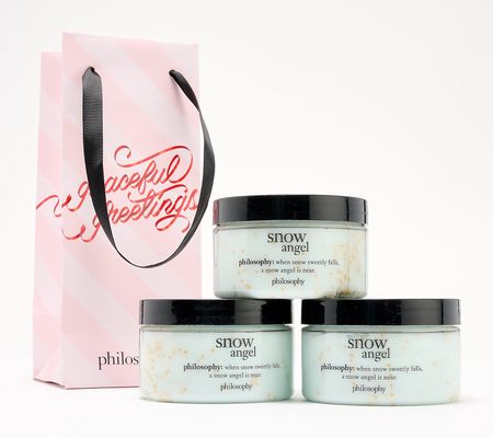 philosophy sweet wishes body cloud cream 4-oz trio with bag