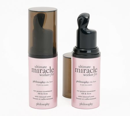 philosophy ultimate miracle worker fix eye cream .5oz duo