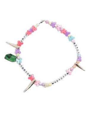 Phipps bead-detail necklace - White