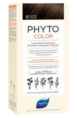 Phytocolor Permanent Hair Color in 6 Dark Blond