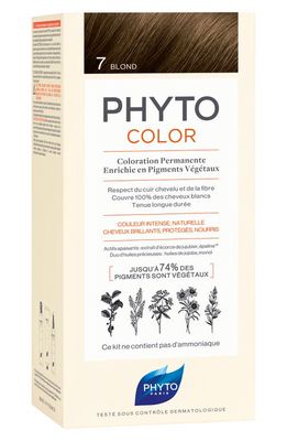 Phytocolor Permanent Hair Color in 7 Blond