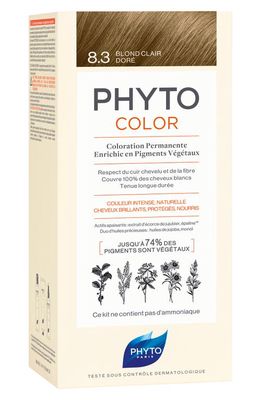 Phytocolor Permanent Hair Color in 8.3 Light Golden Blond