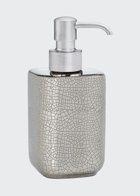 Pia Silver Pump Dispenser - with Brushed Nickel Pump