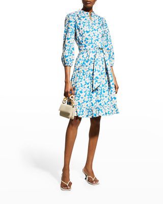 Pia Tiered Floral-Print Dress