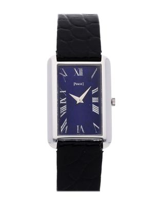 Piaget pre-owned Rectangle 23mm - Blue