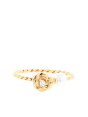 Piaget yellow gold Rose diamond ring