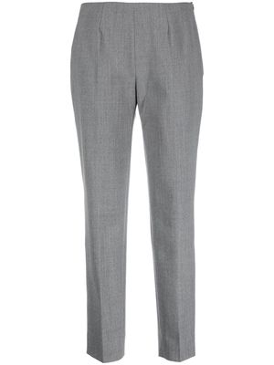 Piazza Sempione cropped tapered leg trousers - Grey