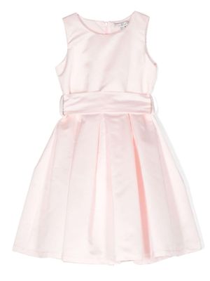 Piccola Ludo rear bow sleeveless dress - Pink