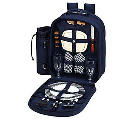 Picnic at Ascot Deluxe Picnic Backpack Cooler f or 2