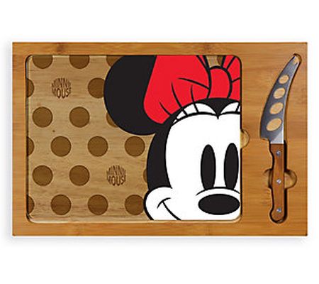 Picnic Time Disney Minnie Mouse - Glass Top Cut ting Board