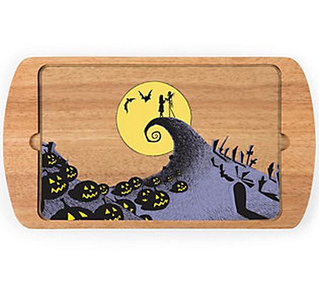 Picnic Time Jack and Sally - Billboard Glass To p Serving Tray