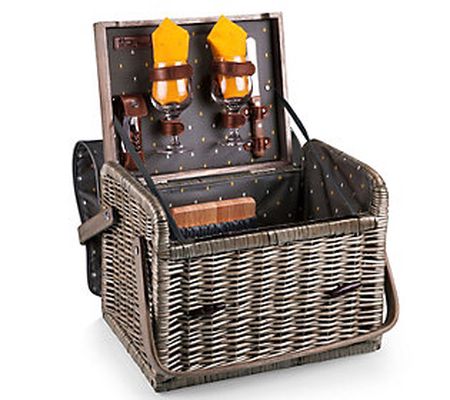 Picnic Time Kabrio Wine & Cheese Picnic Basket ith Tools