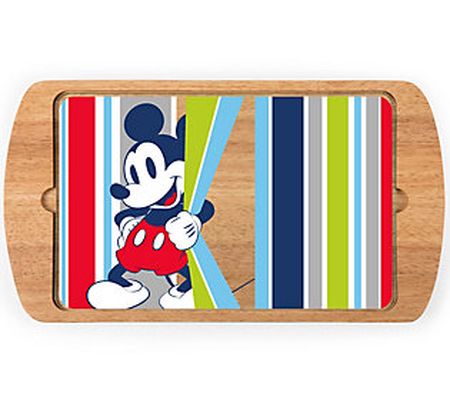Picnic Time Mickey Mouse Billboard Glass Top Se rving Tray