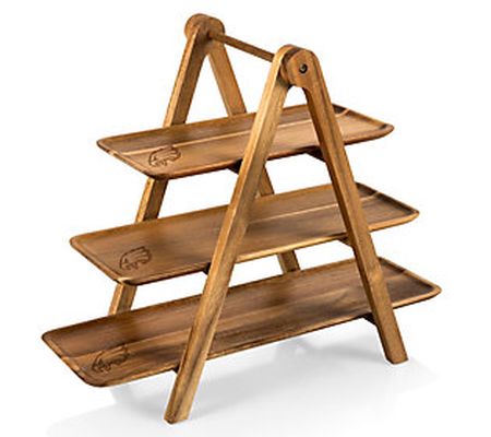 Picnic Time NFL Serving Ladder 3-Tiered Serving Station