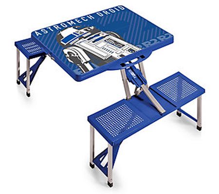 Picnic Time R2-D2 - Portable Folding Table with Seats
