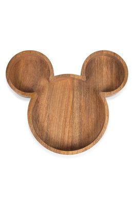 Picnic Time x Disney Mickey Mouse Wood Serving Tray in Mango Wood