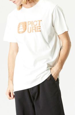 Picture Organic Clothing Basement Cork Graphic T-Shirt in White 