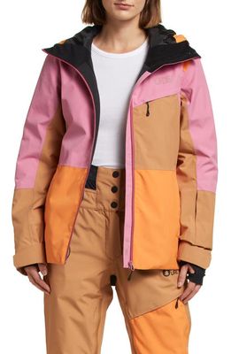 Picture Organic Clothing Seen Colorblock Water Repellent Ski Jacket in Cashmere Rose