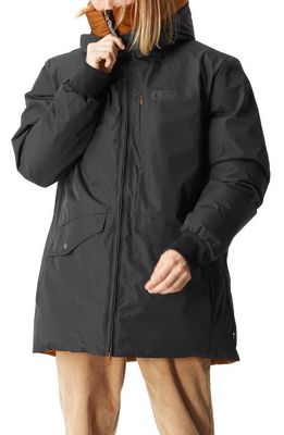 Picture Organic Clothing Sperky Reversible Water Repellent Hooded Jacket in Black-Chocolate