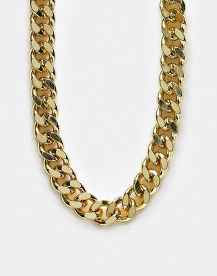 Pieces Fine small chain necklace in gold