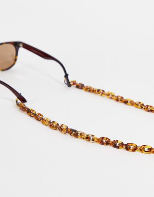 Pieces sunglasses chain in tortoiseshell-Brown