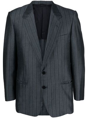 Pierre Cardin Pre-Owned 1990s pinstriped notch lapels blazer - Blue