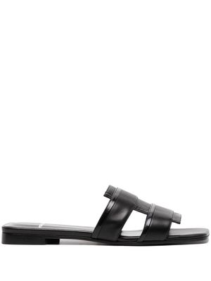 Pierre Hardy double-strap leather sandals - Black