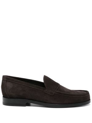 Pierre Hardy Hardy slip-on suede loafers - Brown
