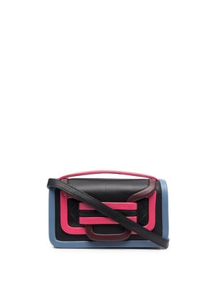 Pierre Hardy leather colour-block crossbody-bag - Pink