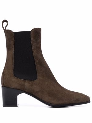 Pierre Hardy Melody suede Chelsea boots - Green