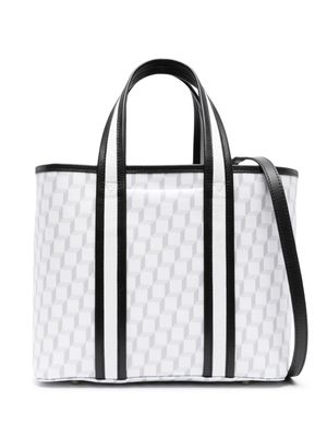 Pierre Hardy mini Archi leather tote bag - White