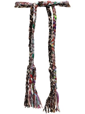 Pierre-Louis Mascia double-strap multicolour rope belt