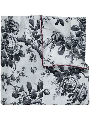 Pierre-Louis Mascia floral-print padded gilet - Black