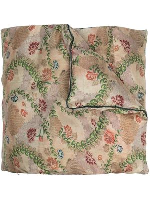 Pierre-Louis Mascia floral-print padded gilet - Brown