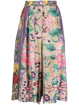 Pierre-Louis Mascia floral-print tailored shorts - Multicolour