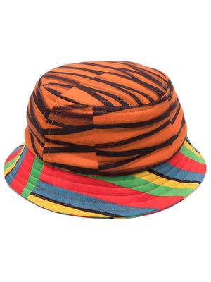 Pierre-Louis Mascia multi-way striped bucket hat - Red
