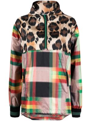 Pierre-Louis Mascia panelled-print-design jacket - Multicolour