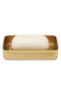 PIGEON AND POODLE Adelaide Soap Dish in Matte Gold