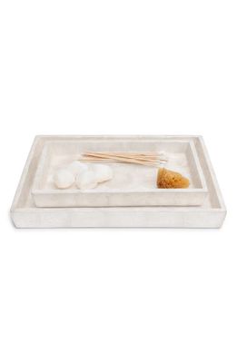PIGEON AND POODLE Andria Pearlized Nested Trays