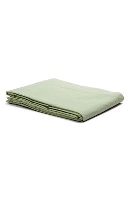 PIGLET IN BED 200 Thread Count Washed Cotton Percale Fitted Sheet in Apple
