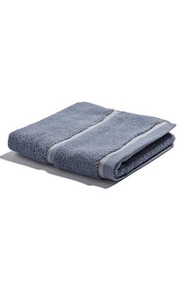 PIGLET IN BED Cotton Bath Mat in Warm Blue