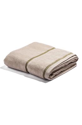 PIGLET IN BED Cotton Bath Towel in Birch
